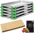 Freeze Dryer Trays, Medium Metal Trays(5 Pcs) by Unknown