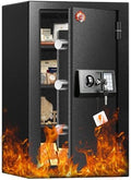 [ °] Fire Proof Safe for Home Documents 5.0 Cuft by FOWORE