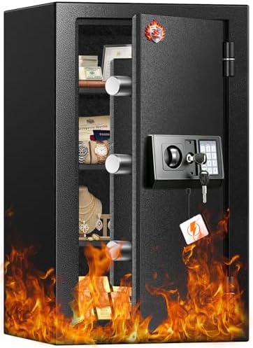 [ °] Fire Proof Safe for Home Documents 5.0 Cuft by FOWORE