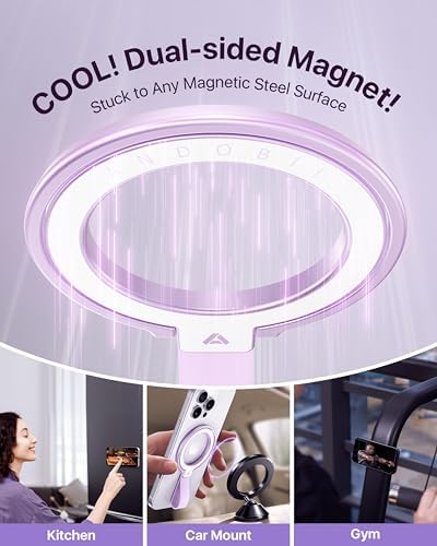 andobil [2026 Unrivaled Stability] Magnetic Phone Grip Holder for MagSafe - Image 5