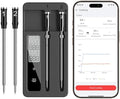 Smart Wireless Meat Thermometer, 2 Probes, WiFi Base with Magnetic Mount by ROUUO