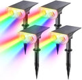 Linkind Halloween Solar Lights Outdoor Spotlight Waterproof RGB 4 Pack by Linkind