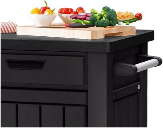 Outdoor Grill Table, Entertainment, and Storage Table with Drawers in Graphite Gray is a Versatile and Stylish Addition to Any Outdoor Space. - Image 5