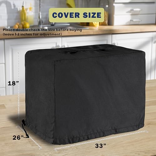 Pizza Oven Cover for Blackstone Tabletop Pizza Oven with 15" Cordierite Stones, Heavy-Duty 600D Protective Cover for Blackstone 15in Pizza Maker 6964/6963/6962/6961/6960 - Image 7
