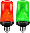 Hompavo Upgraded Flame Light Bulbs for Halloween Decorations, 4 Modes E26 by Hompavo