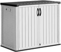 Greesum 26 CUFT Outdoor Storage Cabinet with 2 Lockable Doors, White by BuynowfromGreesum