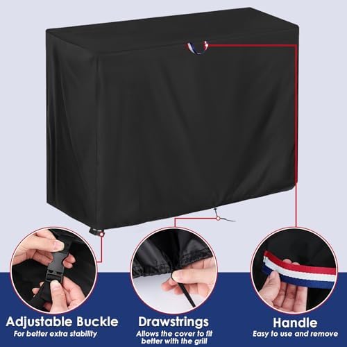 46 Inch Grill Cover for Flat Top Griddle 46" Gas Griddle - Image 4
