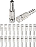 M METERXITY 20-Pack Brass Misting Nozzles, 0.012"/0.3mm Orifice Mister Replacement Heads with Filter Mesh for Cooling System/Landscaping/Humidification, 6mm Low-Pressure Fog Sprayer Nozzle by MMETERXITY