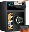 2.6 Cub Drop Safe for Business, Anti-theft Quick Place Safe with Drop Slot by Sanfnz