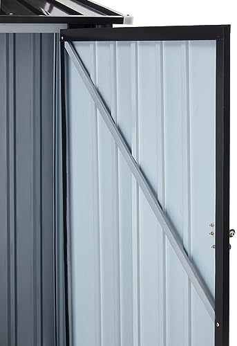 3x3 FT Outdoor Storage Shed,Metal Steel Garden Tool Cabinet - Image 3