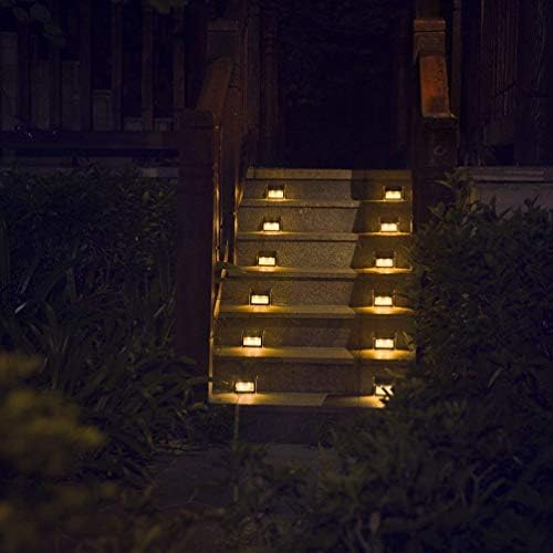 XLUX Warm White Solar Lights for Deck Step Fence Post, SST Housing, 2 Pack - Image 7