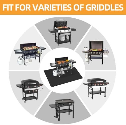 Grill Mat for Blackstone Griddle Accessories 28in & 36in, 90 x 48 x 0.04in - Image 6