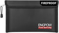 ENGPOW Fireproof Organizer Travel Safe Bag, Portable Electronic Carry Case by ENGPOW