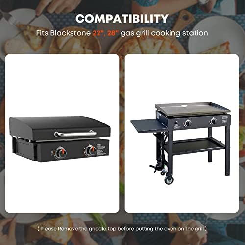 Stanbroil Pizza Oven Attachment for Blackstone 22 & 28 Inch Griddles - Image 4