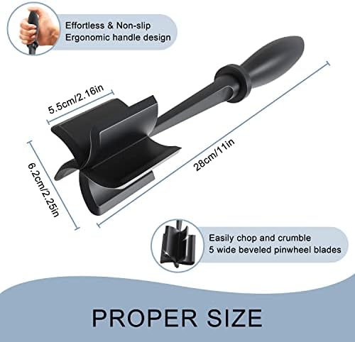 2 Pack Meat Chopper Ground Beef Masher Tool for Hamburger - Image 5