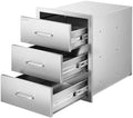 VEVOR Outdoor Kitchen Drawers 18.1"W x 23.2"H x 23.2"D Stainless Steel by VEVOR