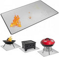 UBeesize 48x40 Inch 4-Layer Grill Mat, Heavy Duty Under Grill Mat for Charcoal & Gas Grills, Fire Pit Mat, Deck Protector, Heat Resistant to 2000°F, Waterproof Oil Proof, Reusable & Easy to Clean by UBeesize