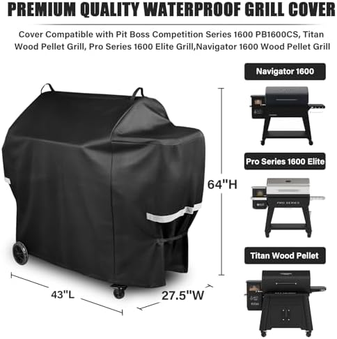 Grill Cover for Pit Boss Navigator 1600M Pellet Grill - Image 2