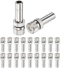 M METERXITY 20-Pack Brass Misting Nozzles, 0.024"/0.6mm Orifice Mister Replacement Heads for Outdoor Cooling System/Landscaping/Humidification/Greenhouse, 6mm Low-Pressure Fog Sprayer Nozzle by MMETERXITY