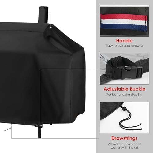 54 Inch Grill Cover for Royal-Gourme-t 30" Charcoal Grill - Image 4