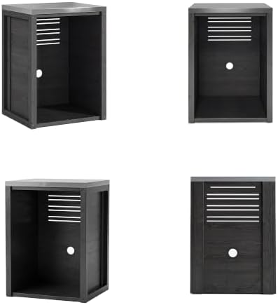 MOUMON Outdoor Kitchen Mini Fridge Cabinet with Stainless Steel Countertop - Image 7