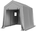 Aoxun 6x8x7 FT Outdoor Portable Storage Shed Tent for Motorcycle,Gray by Aoxun