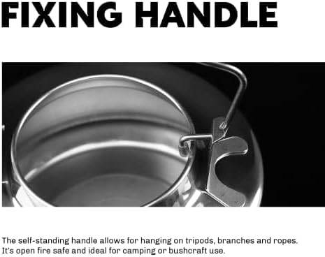 Fire-Maple Antarcti Camping Kettle Stainless Steel Camp Tea Pot, 0.6L - Image 2