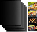 Dailyart 19x15inch Grill Mats for Outdoor Grill Non-stick 5 Pack Black by Dailyart