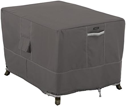 Classic Accessories Ravenna Water-Resistant 40 Inch Rectangular Fire Pit Table Cover, Outdoor Firepit Cover by ClassicAccessories