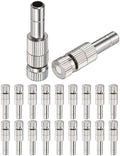 M METERXITY 20-Pack Brass Misting Nozzles, 0.016"/0.4mm Orifice Mister Replacement Heads with Filter Mesh for Cooling System/Landscaping/Humidification, 6mm Low-Pressure Fog Sprayer Nozzle by MMETERXITY