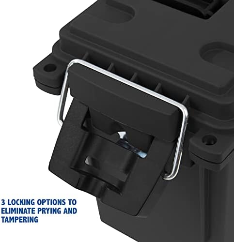 Sheffield Ammo Storage Box, .30 Cal Stackable | Water and Dust Resistant | Lockable | Made in USA | Pack of 6 - Image 6