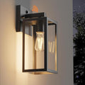 Kalium Dusk to Dawn Porch Outdoor Light, Wall Light Fixtures Waterproof Exterior Wall Sconce Light Fixture with E26 Base for Patio Entryway Hallway (Bulb not Included) by Kalium