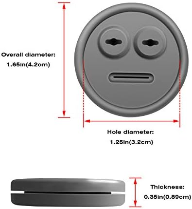 3 Pack Meat Probe Gray Grommets for Weber 85037 Smokey Mountain Cookers - Image 3