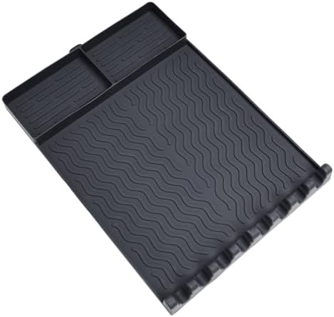 Silicone Grill Mat for Flat Top, Heat Resistant Griddle Tool Mat, Black by Unknown