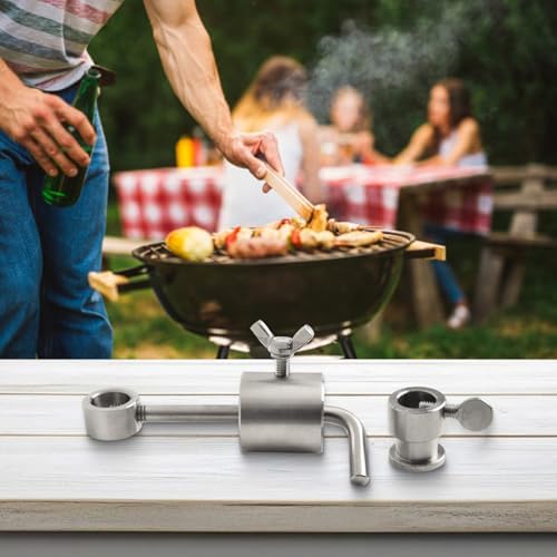 Stainless Steel Grill Rotisserie Spit Balance Kit, Grill Spit Rod Counter Balance For Rotisserie Accessories Balancing Tool BBQ Oven Balance Skewer Rotisserie Rod Limiter - Image 3