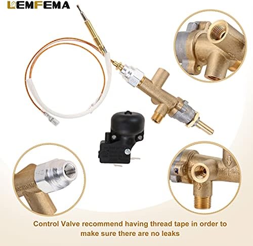 Replacement for Propane Patio Heater Control Valve & Thermocouple & Safety - Image 3