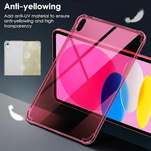 Clear Pink Case for iPad (A16) 11th/10th Gen 11/10.9 inch 2025/2022 - Image 3