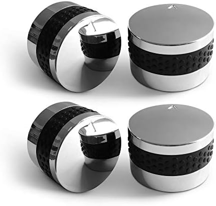 Unicook Grill Control Knobs for BBQ Grills with D-Shaped Shaft, 4 Pack by UNICOOK