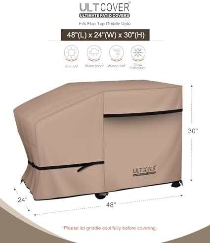 ULTCOVER 600D Outdoor Waterproof Griddle Cover 28 inch - Image 2