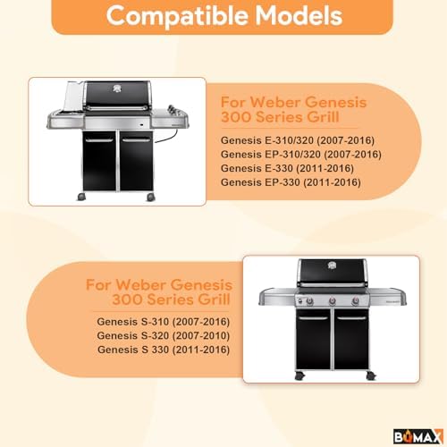 BQMAX 65054 Grill Warming Rack for Weber Genesis 300 Series (2007-2016) - Image 2