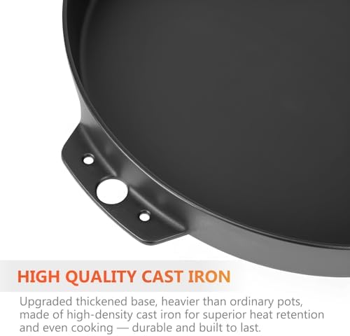 Upgraded 7421 Gourmet BBQ System Griddle for Weber 22 inch Charcoal Grills - Image 3