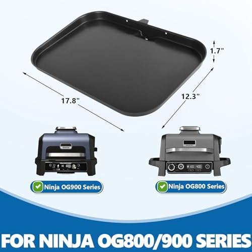 Nonstick Griddle Plate for Ninja Woodfire OG800/OG900 Series Pro XL Grill - Image 2