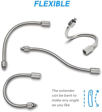 10Pack 5.6Inch Flexible Nozzle Extensions Brass Mist Rod for Misting System - Image 3