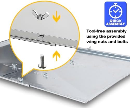 Replacement Grease Tray for Gas Grills, Fits 3/4/5 Burner Grills from Dyna Glo, Expert Grill, Backyard Grill, BHG, Uniflame, Kenmore, Charbroil, Nexgrill Grease Tray Replacement Drip Pan, (24-27 inch) - Image 3