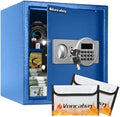 Voncabay Money Safe Box for Home with Digital Keypad, 1.5 Cu. Ft., Blue by Voncabay