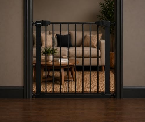 Cardinal Gates PG26.1 Baby & Pet Pressure Gate, Black, 29.5-37.75 in by CardinalGates