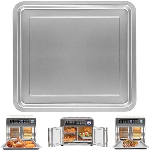 Air Fryer Replacement Tray for Emeril Lagasse 26 QT Extra Large Air Fryer, 12.5''×11.3'' Steel Air Fryer Accessories Grill Pan Plate Replacement Parts Rack by Unknown