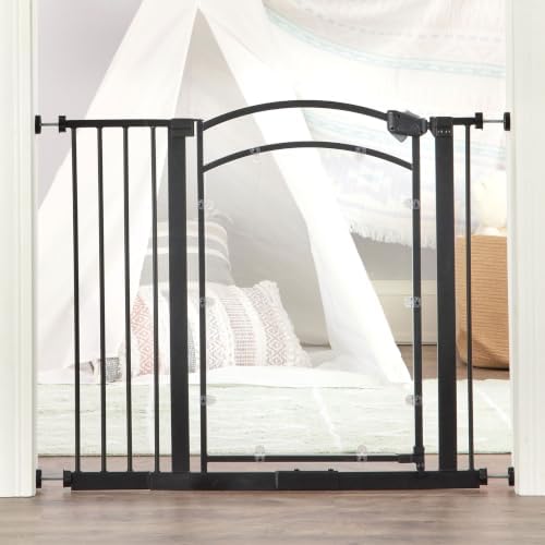 Regalo Safety 29.5"-37" Clear Panel Baby Gate, Bottom of Stairs & Doorways by Regalo