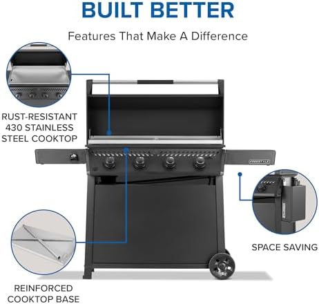 Napoleon Freestyle 36-Inch Rust-Resistant Propane Griddle - Image 4