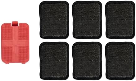ThermoMaven BQ03 Grill Brush Replaceable Cleaning Head, Safe Bristle-Free BBQ Cleaning Tool, Barbecue Grill Cleaner, 6 Pcs Refill, Only for BQ03 by ThermoMaven